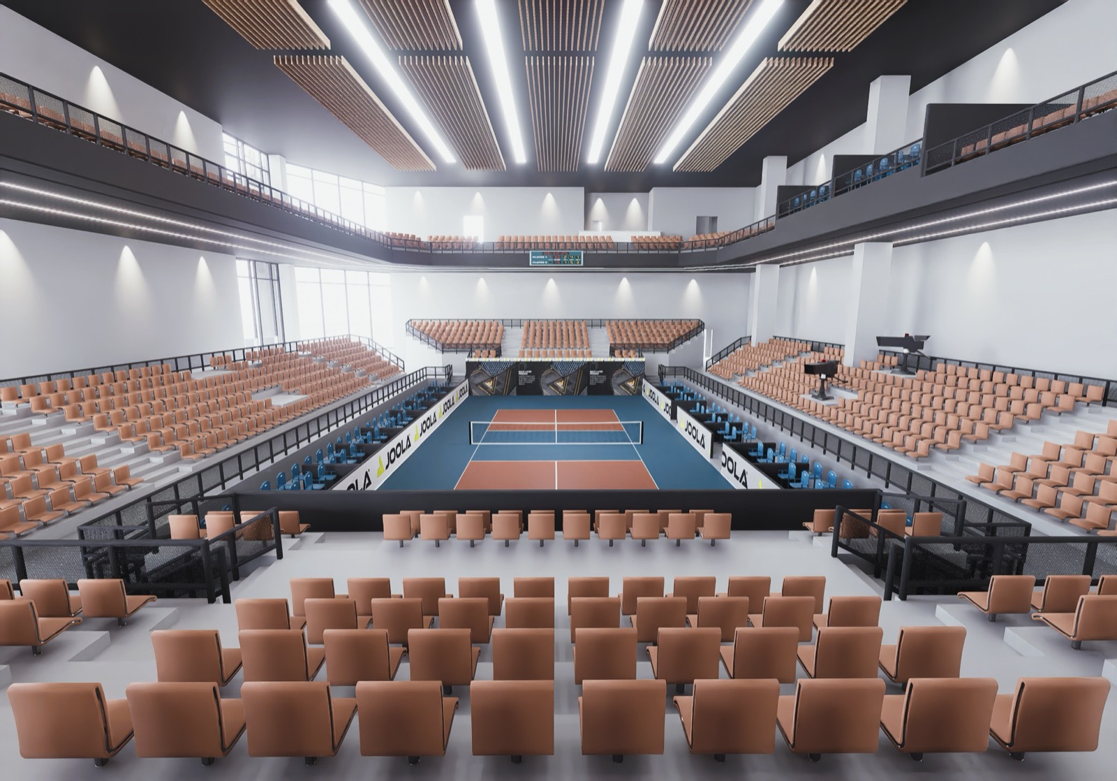 Championship arena front view