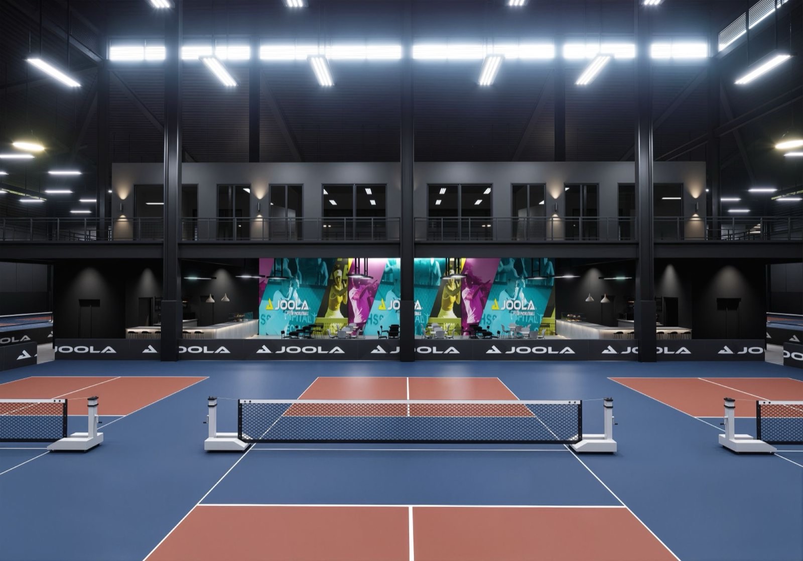 Phase 1 Helios facility tournament-ready courts